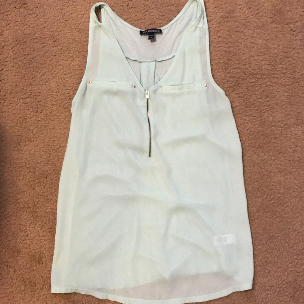 Mint green Express tank
